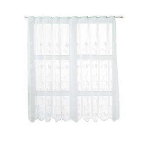 Tulles Baggrunds Draperinger Gardin Multifunktionel Vinduesgardin til Soveværelse Køkkenindretning (90*90)