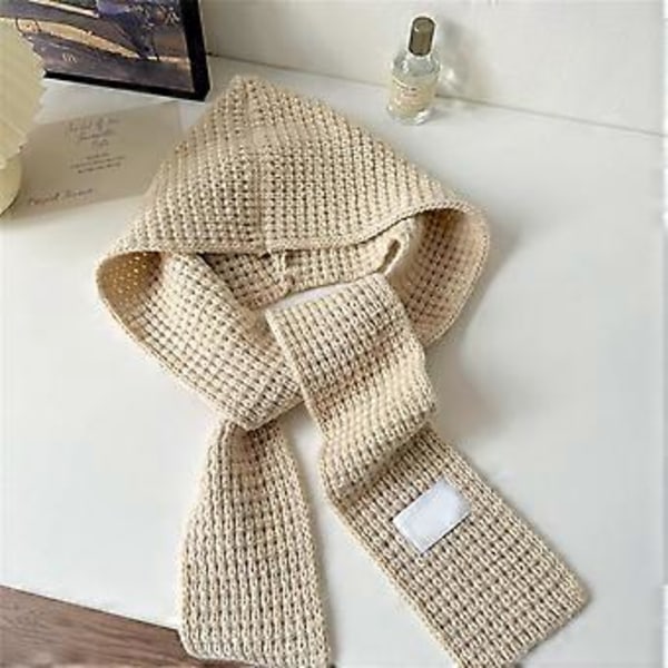 Stickad damscarf, vardaglig, multifunktionell, modeaccessoar, sjal för att piffa upp dina outfits, resor, kaffefärg (Kaffefärg)