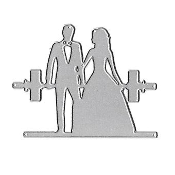 Dumbbell-metallileikkurit Stencil DIY-kirjanpitoalbumin leimapaperikortti Embo ( )