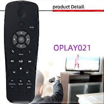 Erstatningsfjernkontroll OPLAY021 for O Play Live MINI E6072 -R3 Mediaspiller