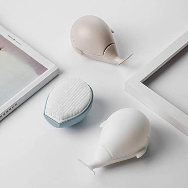 Silikon Diskborste 3-pack Kreativ Liten Val Diskborste