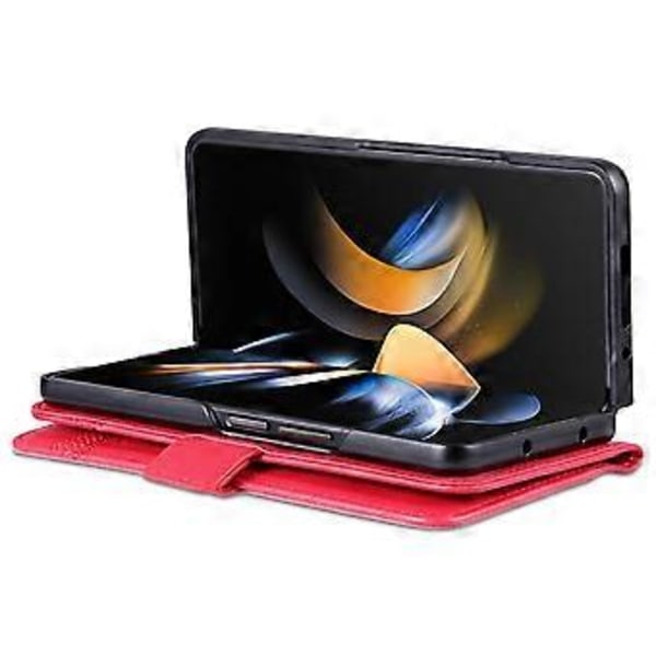 AZNS Plånboksfodral i PU-läder för Samsung Galaxy Z Fold5 5G, Flip Folio Stativ Telefonfodral (Stil C)