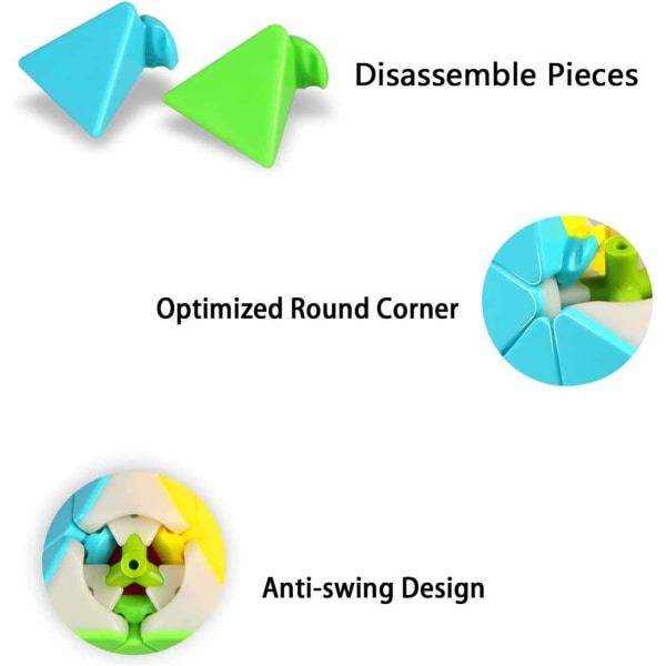 Pyraminx Speed ??Magisk kub Pyramidpussel Magisk Speed ??Kub Sti