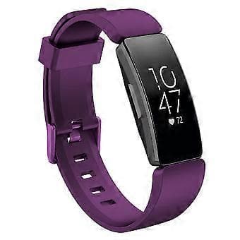 Udskiftnings silikone urrem til Fitbit Inspire HR ACE2 Smart Armbånd (S Sort)