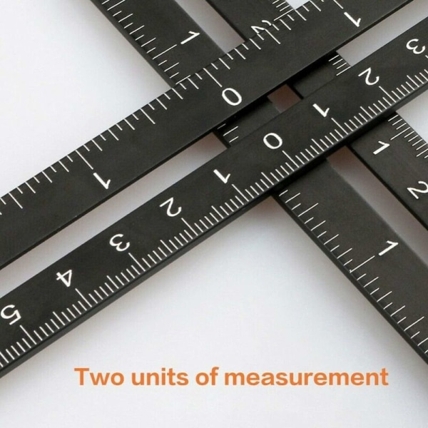 Multi-Angle Measuring Lineal, Præcis Premium aluminiumslegering Layou