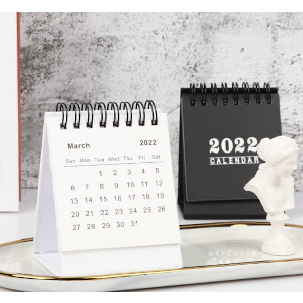 3 Mini Engelska Skrivbordskalender Dekorationer Flip Prydnader Hemma Kontor
