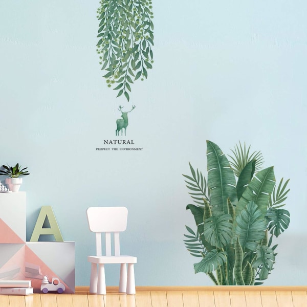 Stickers Muraux Art Mural Meubles Stickers Plante Vert