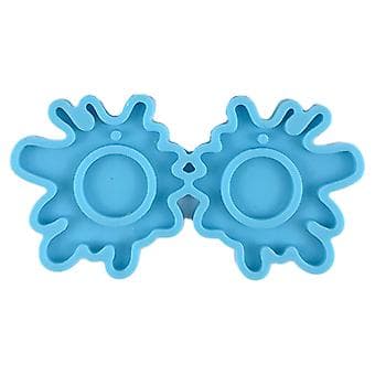 Øreringe Epoxy Resin Form Nøglering Øre Drop Dangles Vedhæng Silikoneform DIY Håndværk Smykker Halskæde Støbeform (Elefantnæse)