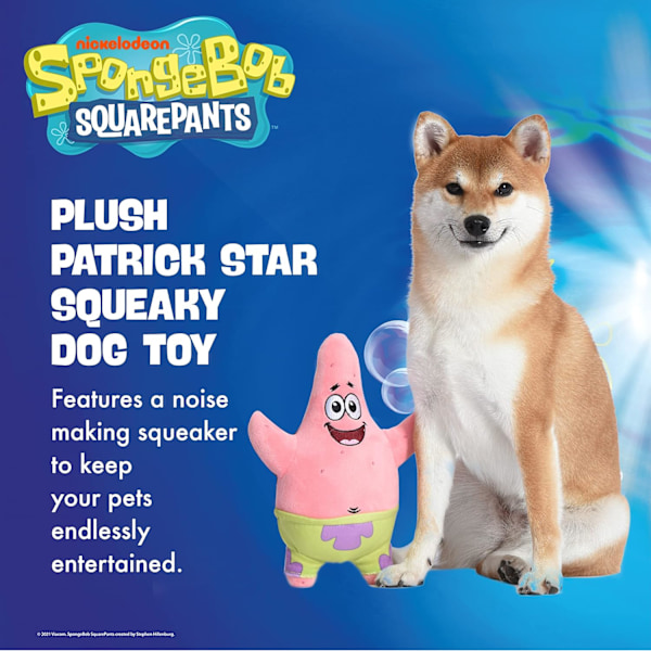 Figursammet leksaker för hundar | Hundleksaker för SpongeBob-fans | Pipande hund