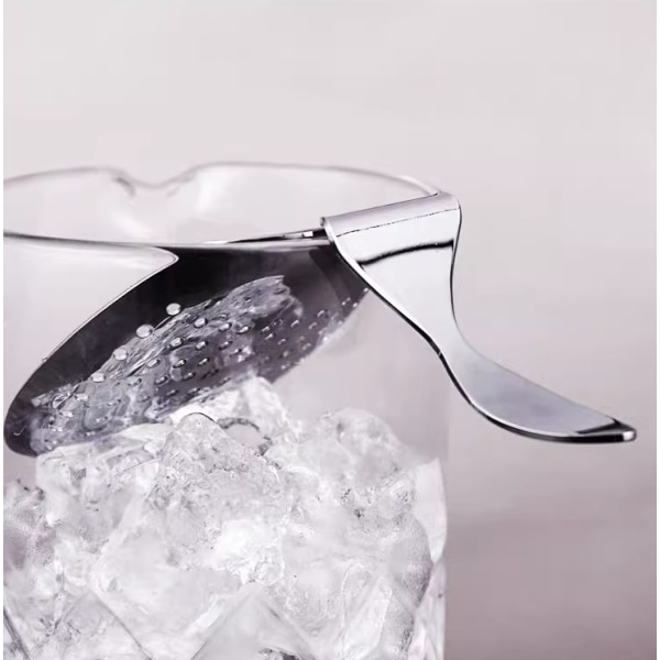 （A）Bar Cocktail Strainer 304 Rustfrit Stål Julep Strainer Elega