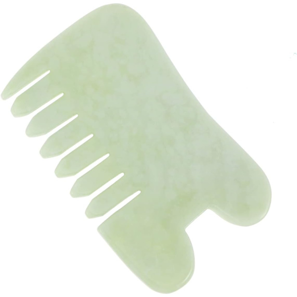 Kam, ansiktsverktyg, skrapning, massage, ansiktsskrubb, huvudavslappning