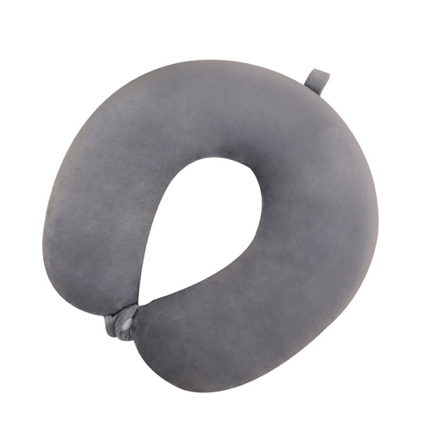 Grå Memory Foam Nakkepute U-formet Puta Bil Nakkepute Comm