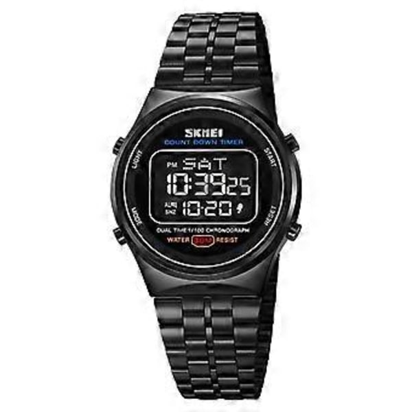 SKMEI 1882 30M Vandafvisende Digitalt Armbåndsur (Sort)