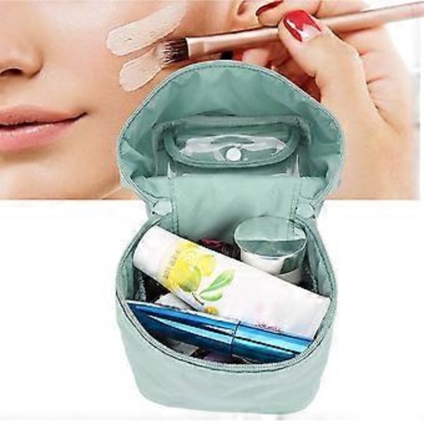 Tatovering Manicure Øjenvipper Extension Værktøj Opbevaring Taske Kosmetik Organizer Opbevaring Taske Lyseblå