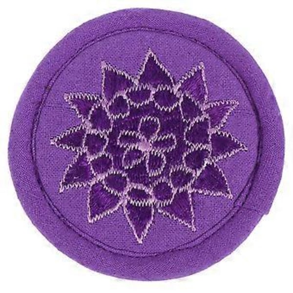 1 stk. Broderi Syngeskåls Måtte Tibetansk Buddhisme Kunsthåndværk Dekoration til Buddha Hal (16X16X0.5CM)