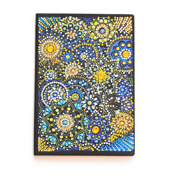 Specialformet notesbog med DIY diamantmaleri (stil 19)