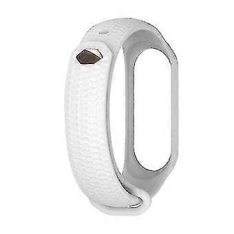 för xiaomi mi band 3 / 4 bikakestruktur silikonrem aurora positivt spänne