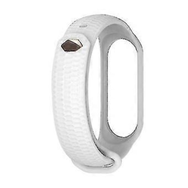 til xiaomi mi band 3 / 4 honeycomb tekstureret silikonerem aurora positivt spænde
