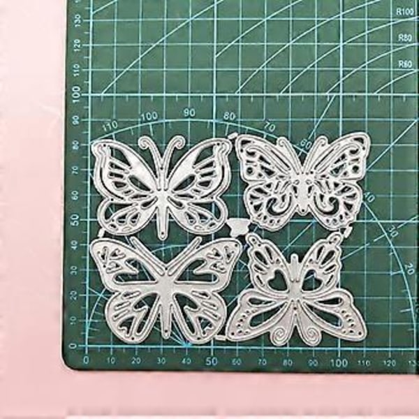 Hullet til Butterfly Skæreforme Stencil Scrapbooking DIY Album Stempel Papir Kort til Håndlavede Hilsenskort Prægning Dekoration Håndværksprojekter