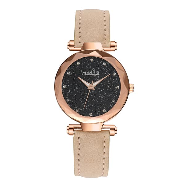 Dameklokker Damearmbåndsur Casual Lær Quartz, rød