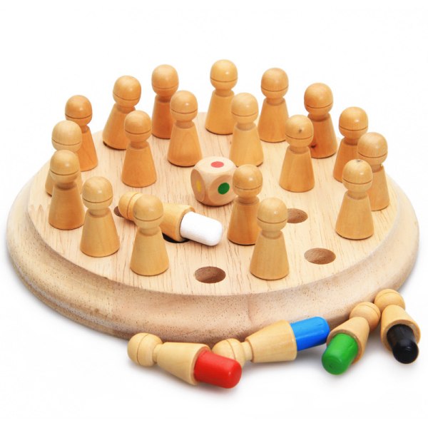 Toys of Wood Oxford Wooden Memory Games for Kids and Adults - F