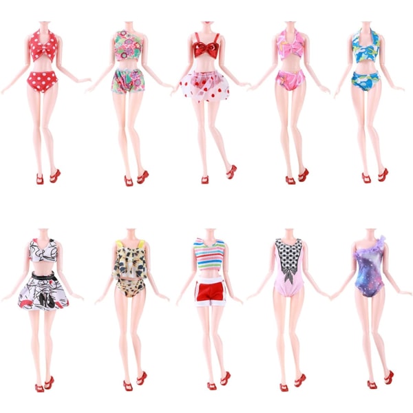 60 st 11,5 tum flickdocka kläder set kompatibel med Barbie Do