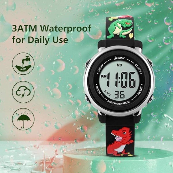 Kids Watches Digital Girl Watches ages 5-12 Sport Waterproof 3D C