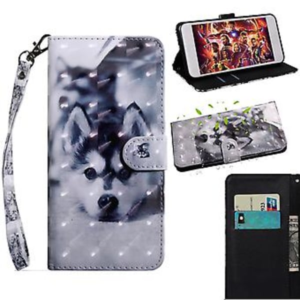 TPU + PU-nahkainen kotelo Galaxy S9:lle (Husky)