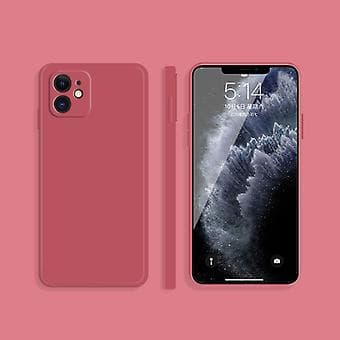 Silikon Telefondeksel For Iphone 13 (Rød)