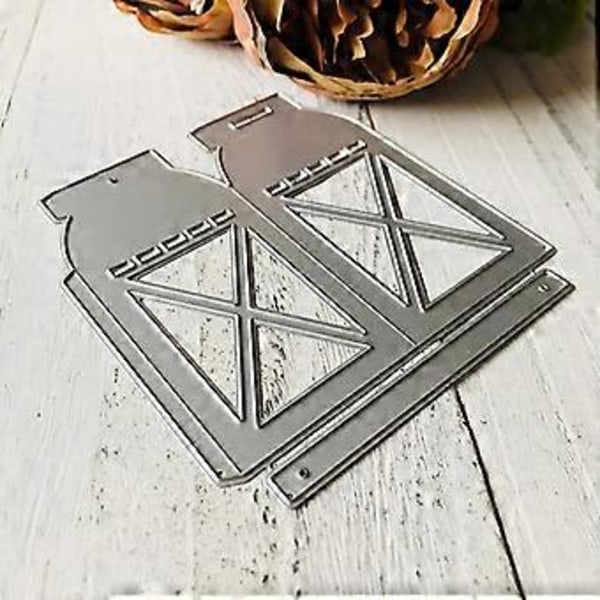 Lanterne Metal Skæreforme Stencil Scrapbooking DIY Album Stempel Papir Kort Prægning Dekoration Håndværk