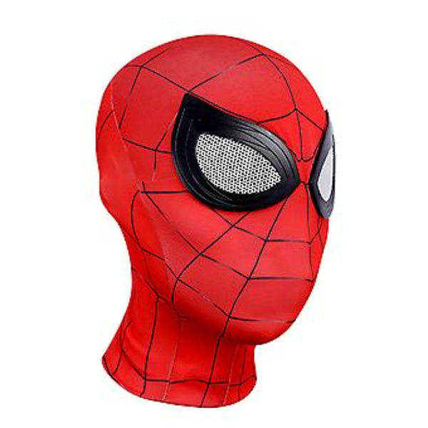 Halloween Spider-Man Mask Superhjältemasker Karneval Cosplay Kostym Mask Lycra Tyg Material (A)