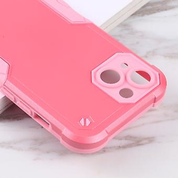 Halkskyddande Armor-fodral för iPhone 14 Plus (Rosa)