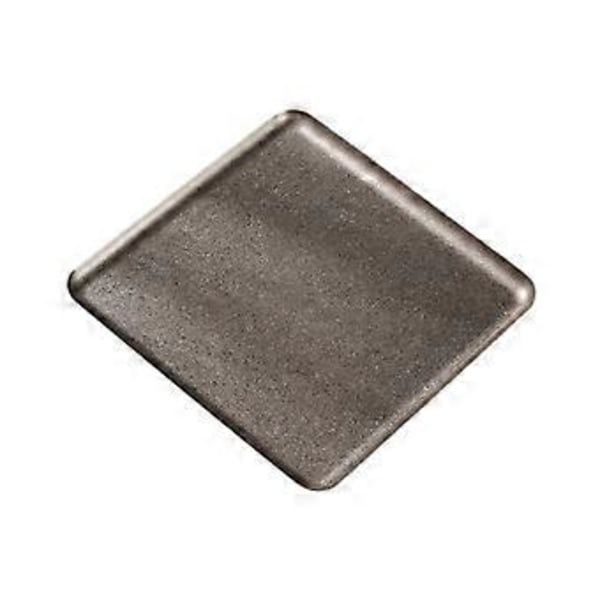 Rektangulært serveringsbrett, kjøkken bakebrett, matbrett, oppbevaringsbrett, stekebrett for matlaging restaurant (17.5cmx17.5cm)