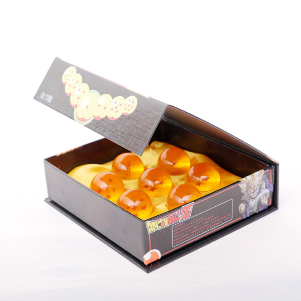 7 stk. Dragon Ball Dragonball Dragon Balls 1 til 7 stjerner med gaveæske