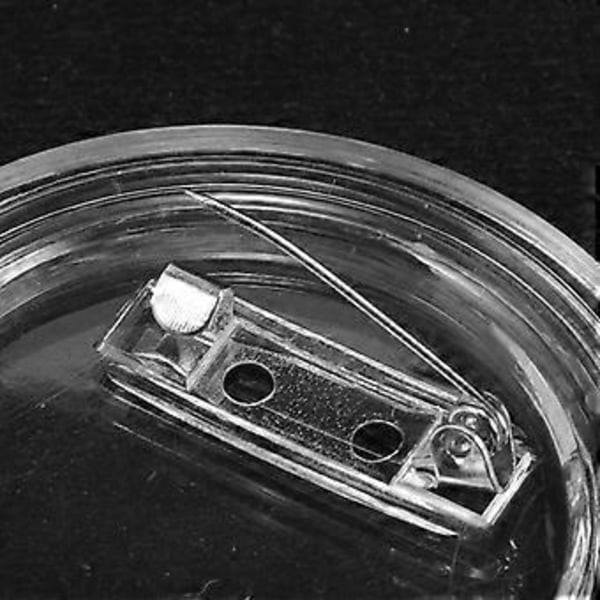 10 stk. Fotoknapper Merker DIY Lagingshåndverk Knapper DIY Blank Merkeknapper Klare Håndverksknapper