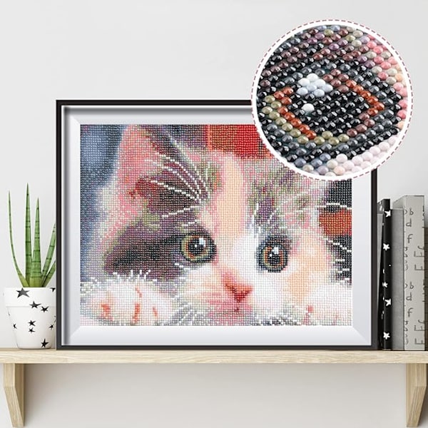 DIY 5D timanttimaalaus numeroiden mukaan, broderie diamant -sarja