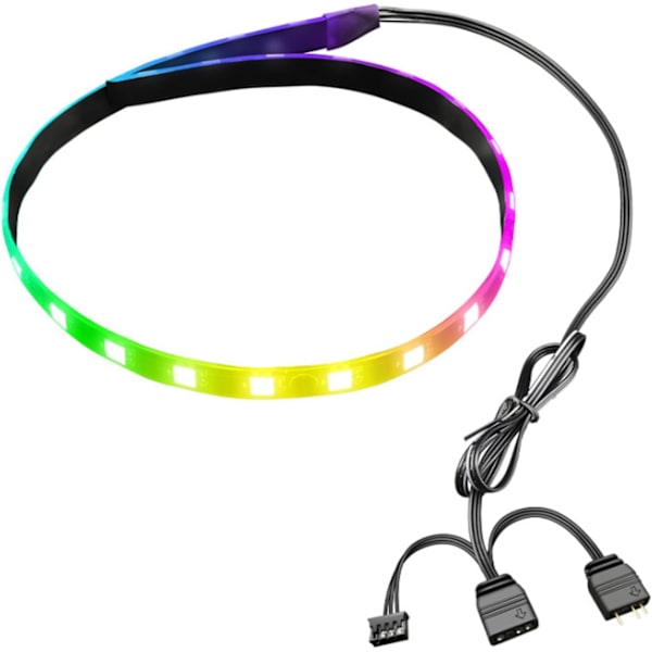 15,7 tum 5V magnetisk ARGB-remsa ARGB Aura Sync PC LED-remsa för dekoration av datorchassi