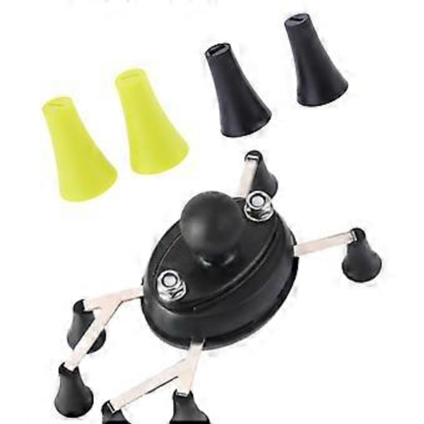 Pyörän Puhelinteline Moottoripyörän Tarvikkeet Yhteensopiva X Grip Mobile Cell Phone Pyörä Moottoripyörän Grip Mount Holder Silikonikorkki (Musta Väri)