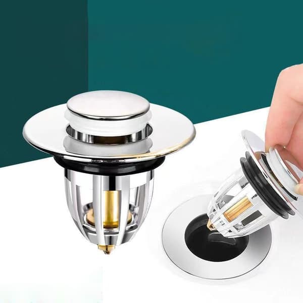1-pack universal diskbänkspropp, kopparkärna läckagesäker propp med luktbarriär