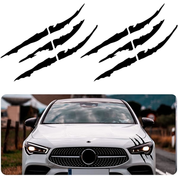 Claw Marks Headlight Decal Heijastava tarra Car Headlaan