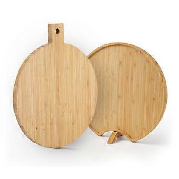 Bambuskärbräda Set 2-pack - Roterbar Ben Pizzafat
