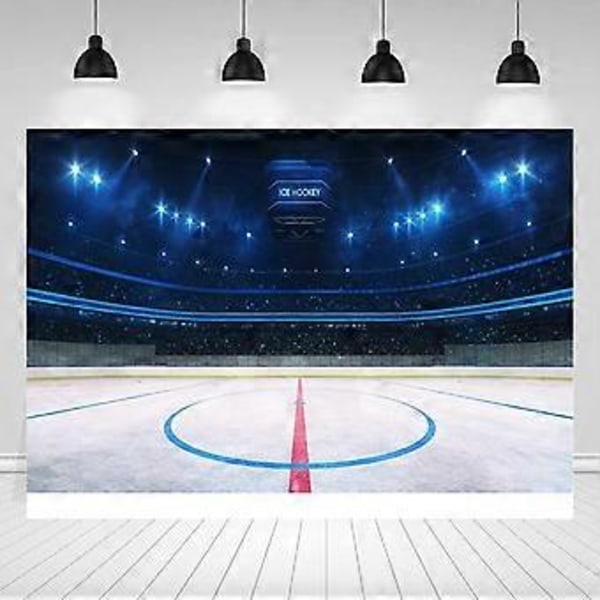 7x5ft Amerikanlainen Jääkiekko Teemallinen Syntymäpäivä Taustakangas Dish Field Pojat Valokuvaustausta Urheilupelin Päiväjuhlatarvikkeet Touch Down Seinäkoristeet