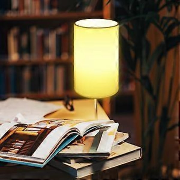 Lamppuvaihde Pöytälamppu Kangas Lamppuvaihde Sylinterimäinen Lamppuvaihde Yleinen Kotitalous E27 Lamppuvaihde Yöpöydän Lamppuvaihde