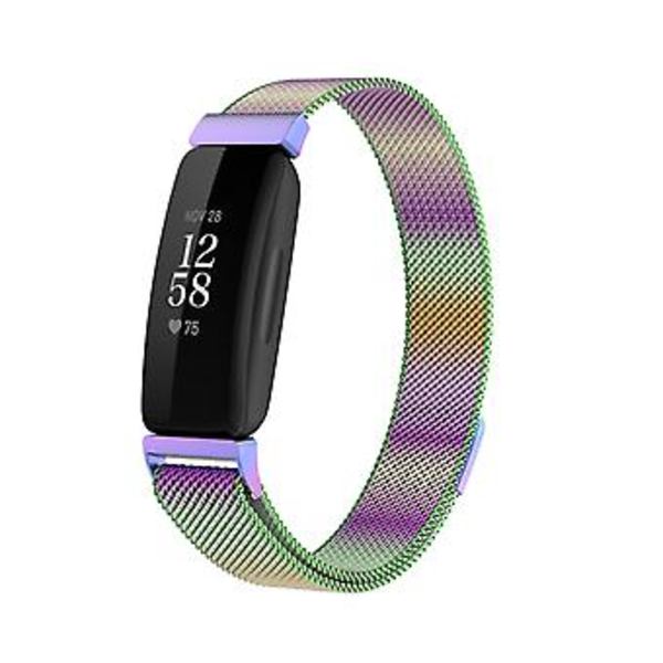 Til Fitbit Inspire 2 Milanese Urrem S (Farverig)