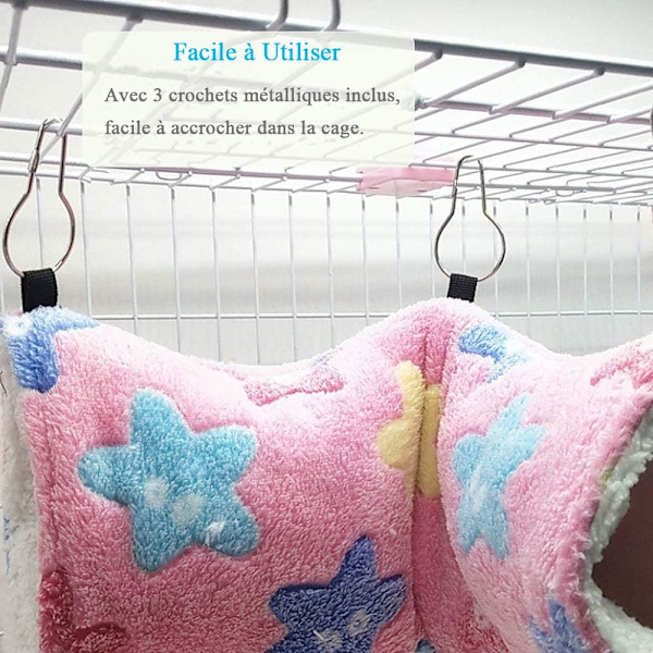 Hamster hængende tunnel hængekøje til hamster små dyr, bur seng