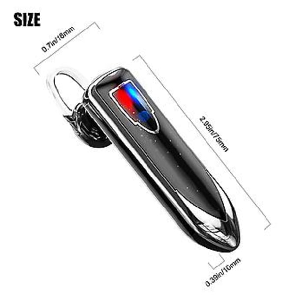 Trådlöst Hörsnäcka Körning Lastbilschaufför Hörlurar Headset Brusreducering för Bluetooth( )