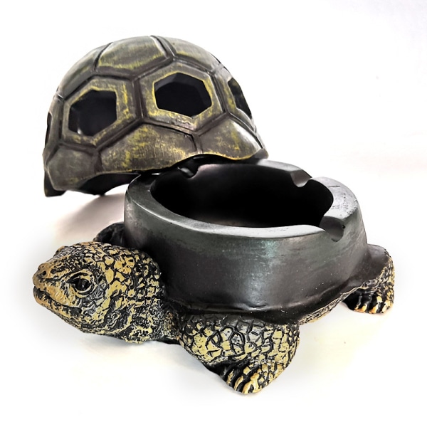 Sköldpadda askfat för cigaretter Fin askkopp för hem och ute