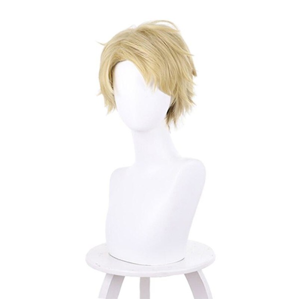 L-email Wig Spy Family Loid Forger Cosplay-peruukit vaaleankeltainen Co