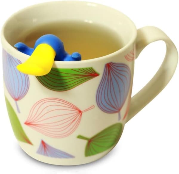 Tee-infuusorit teelehdille, 4 kpl Platypus-silikonisuodatinta