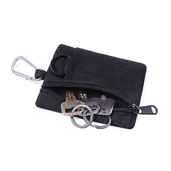 Bärbar Myntväska Liten Växelväska Dragkedja Kortfodral Plånbok Mini Handväska (Khaki)